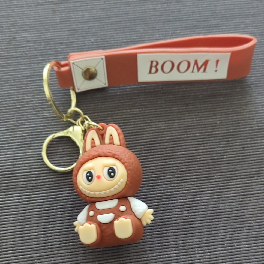 BOOM! Bag Charm Keychain Character with  Strap  NWOT